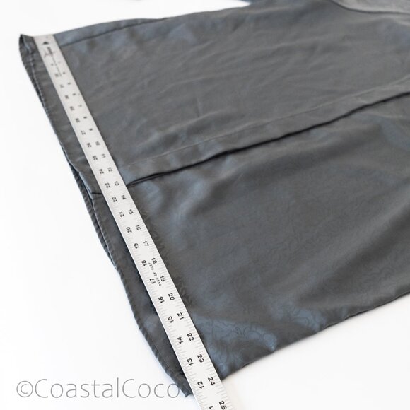 Vintage Christie & Jill Black Floral Jacquard Blouse 14 Baroque Goth Romantic - Picture 11 of 13